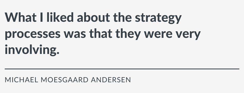 Michael Moesgaard, Quote 1